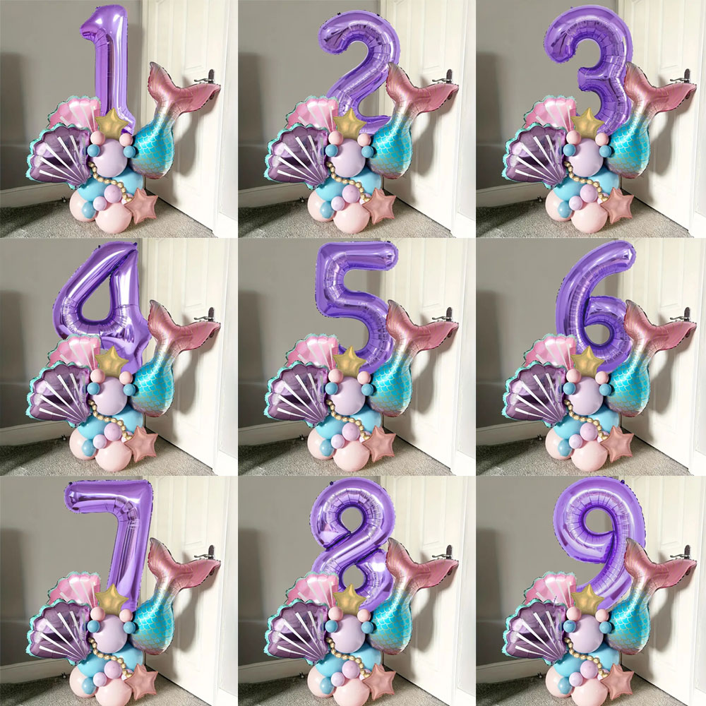 Water Balloon Set - 24개 1-9세 생일 인어 껍질 풍선