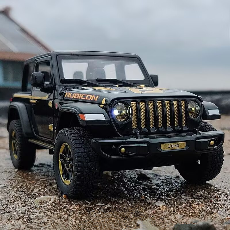 Kids Toys Jeep - 1:18 지프 랭글러 루비콘 합금 오프로드