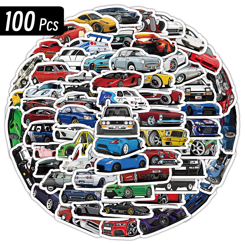 Kids Toys 10 Year Old - 10/50/100 Pcs 개조 레이싱 카 낙서
