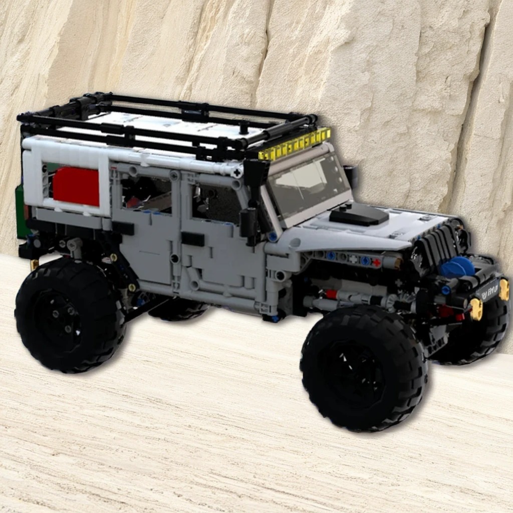 Kids Toys Jeep - 1260피스 MOC LXF 지프 랭글러 익스페디션