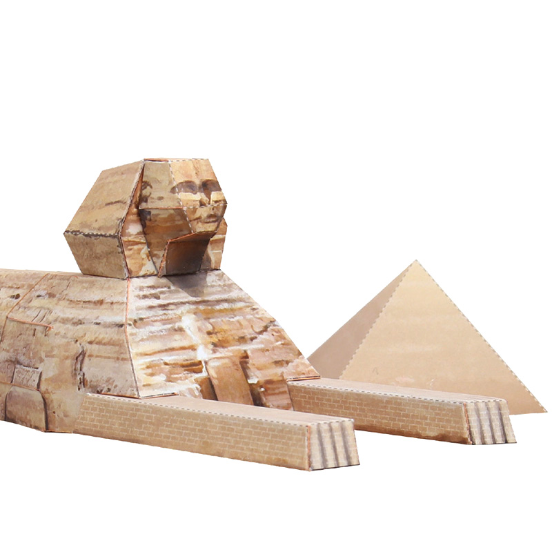Kids Toys Egypt - 이집트 스핑크스 피라미드 접이식 미니 3D