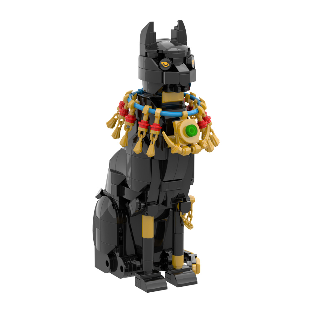 Kids Toys Egypt - MOC 이집트 고양이 블록 모델 이집트