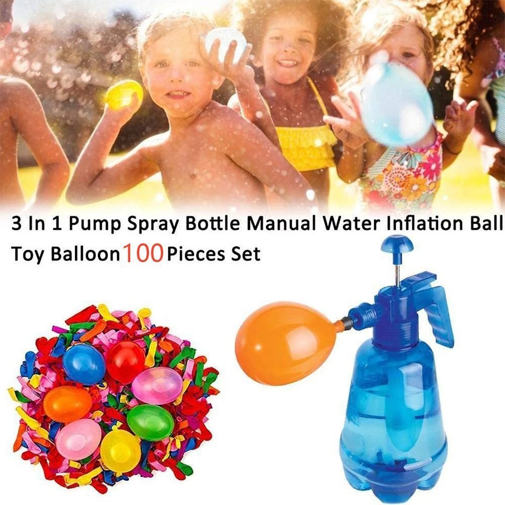 Water Balloon Set - 플라스틱 물풍선 펌프 야외 장난감 풍선
