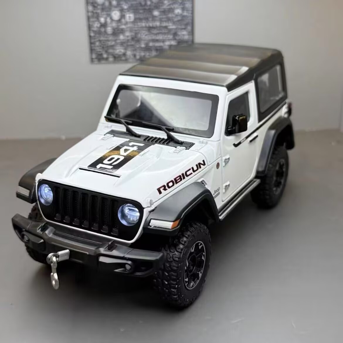 Kids Toys Jeep - 1:24 지프 랭글러 루비콘 합금 자동차
