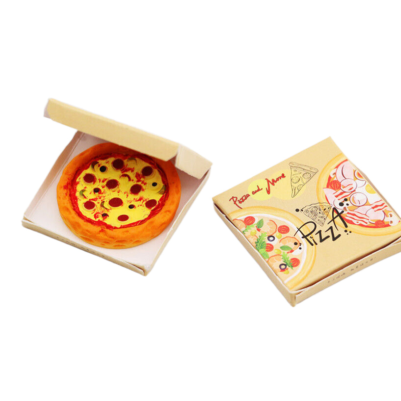 Kids Toys House - 1세트 1:12 미니어처 피자 포장 상자