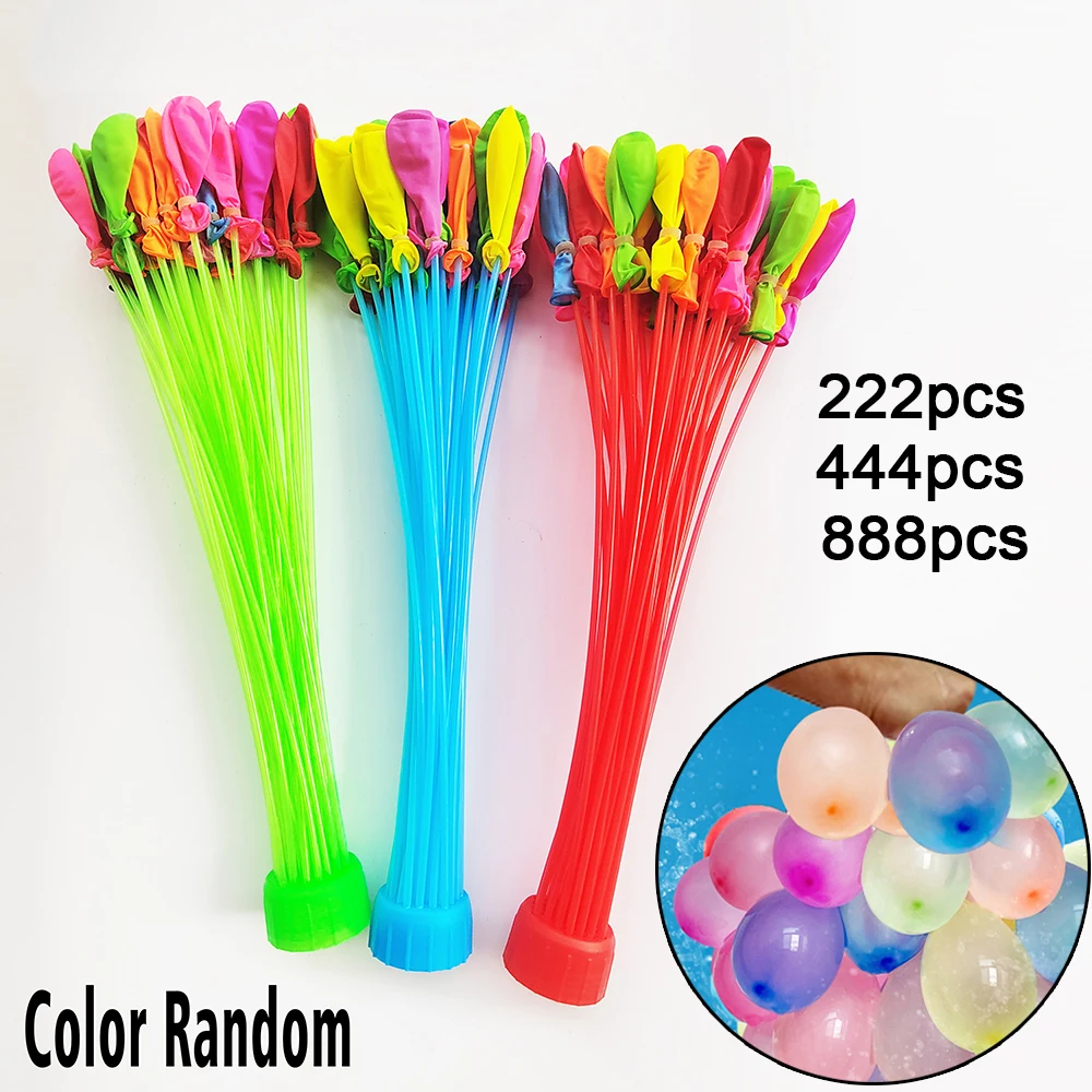 Water Balloon Set - 888/1111pcs 빠른 물 채우기 풍선 여름