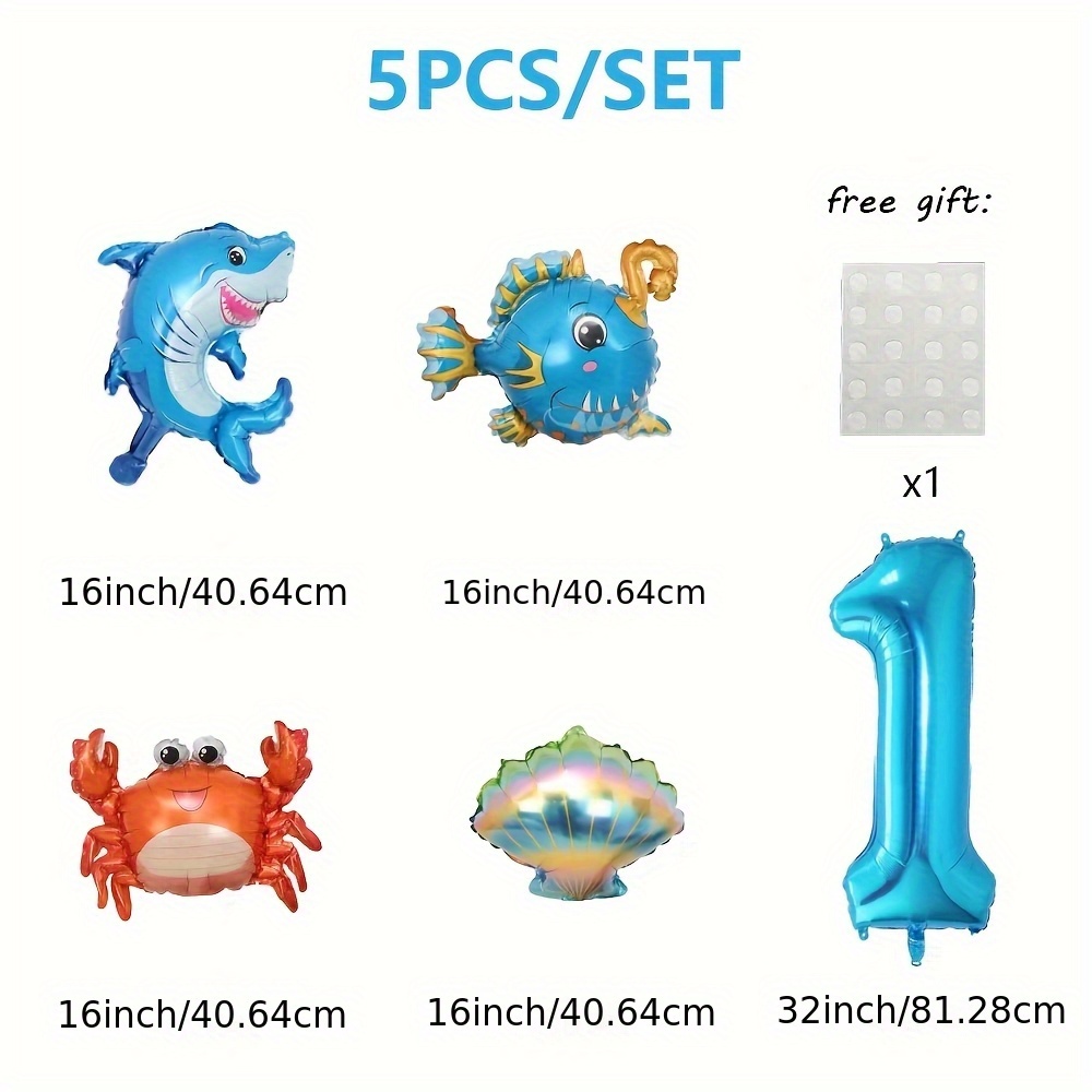 5개 32인치 미니 블루 오션 풍선 세트, 디지털 풍선 - Water Balloon Set 리뷰 및 가격