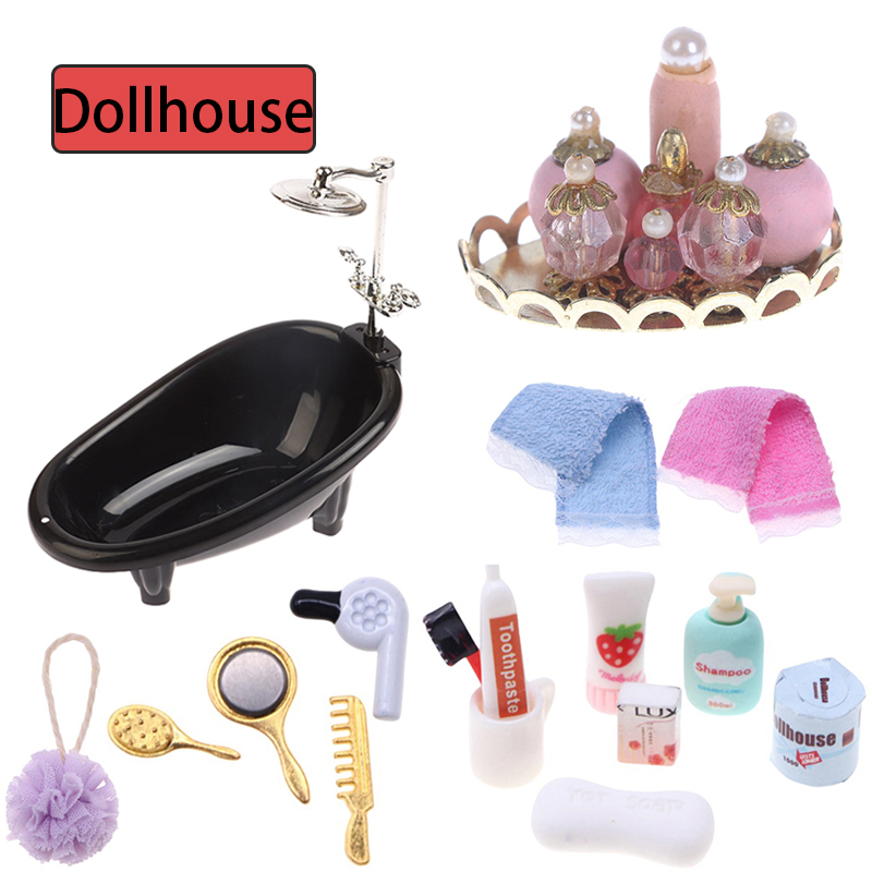 인형 집 미니어처 실용적인 욕실 액세서리 헤어 드라이어 - Kids Toys House 리뷰 및 가격
