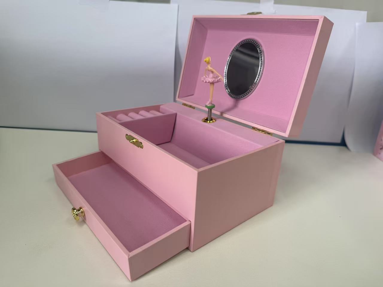 이제까지 밝은 7 인치 핑크 발레 나무 보석 뮤직 박스 - Kids Toys Manufacturers 리뷰 및 가격