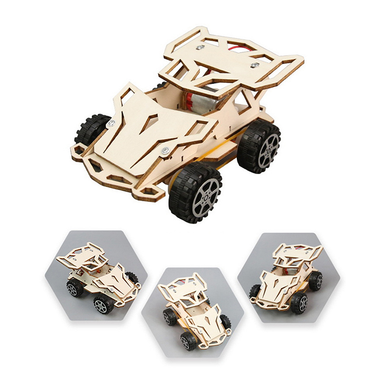 어린이 DIY 수제 기술 장난감; 나무 과학 퍼즐 모델 - Kids Toys Jeep 리뷰 및 가격