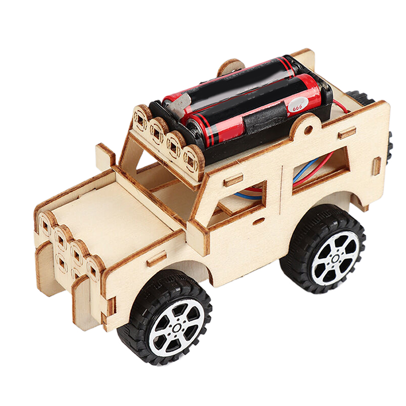 어린이 DIY 수제 기술 장난감; 나무 과학 퍼즐 모델 - Kids Toys Jeep 리뷰 및 가격