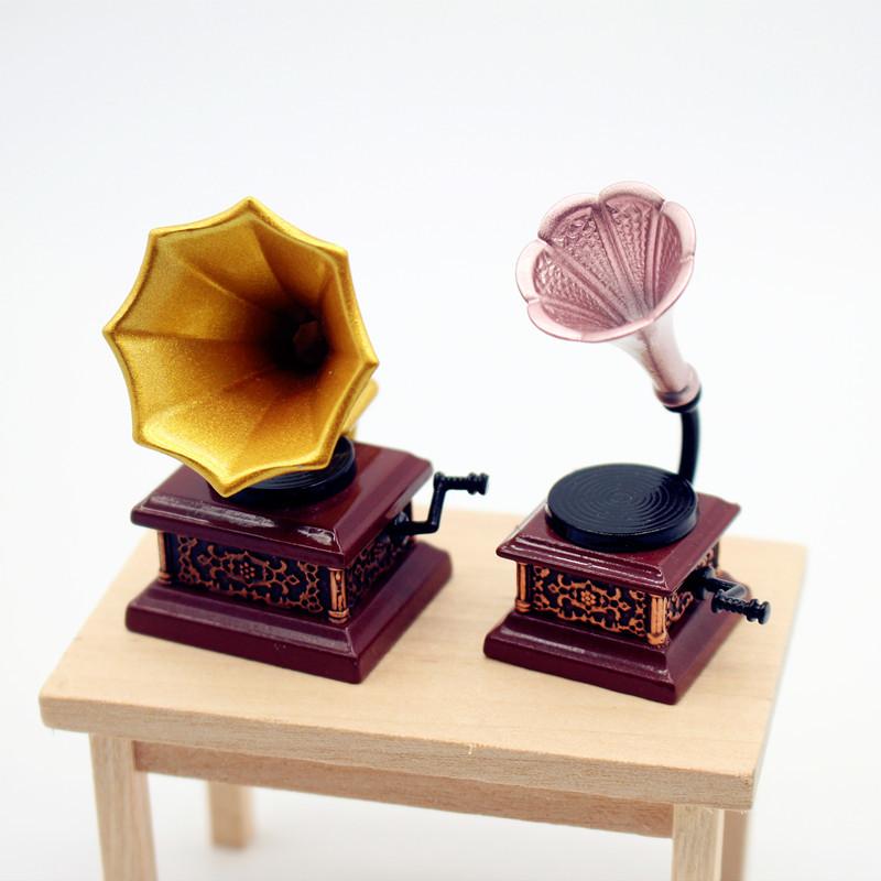 인형 집 빈티지 축음기 미니어처 모델 거실 액세서리 인 - Kids Toys House 리뷰 및 가격