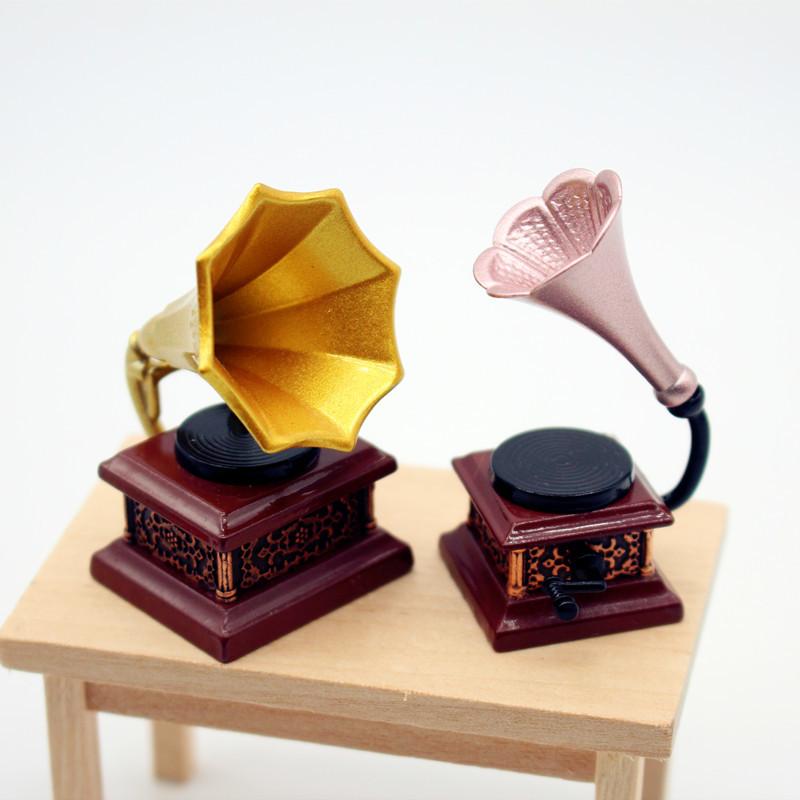 인형 집 빈티지 축음기 미니어처 모델 거실 액세서리 인 - Kids Toys House 리뷰 및 가격