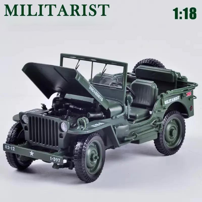 1:18 전술 군사 모델 올드 제 2 차 세계 대전 W - Kids Toys Jeep 리뷰 및 가격