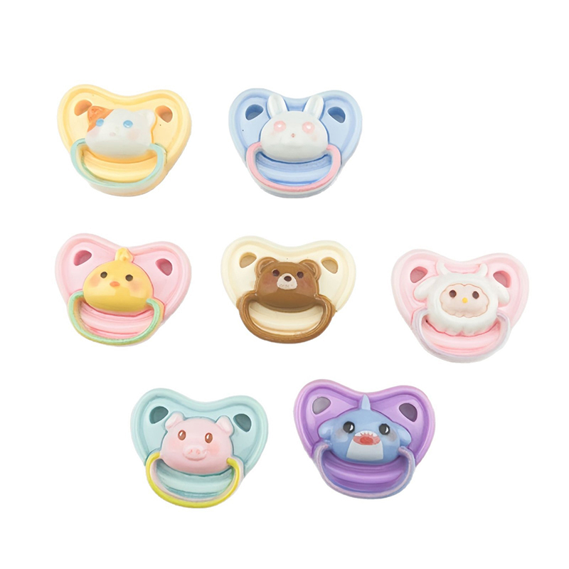 **10Pcs 새로운 사랑스러운 미니 인형 젖꼭지 놀이 - Kids Toys House 리뷰 및 가격