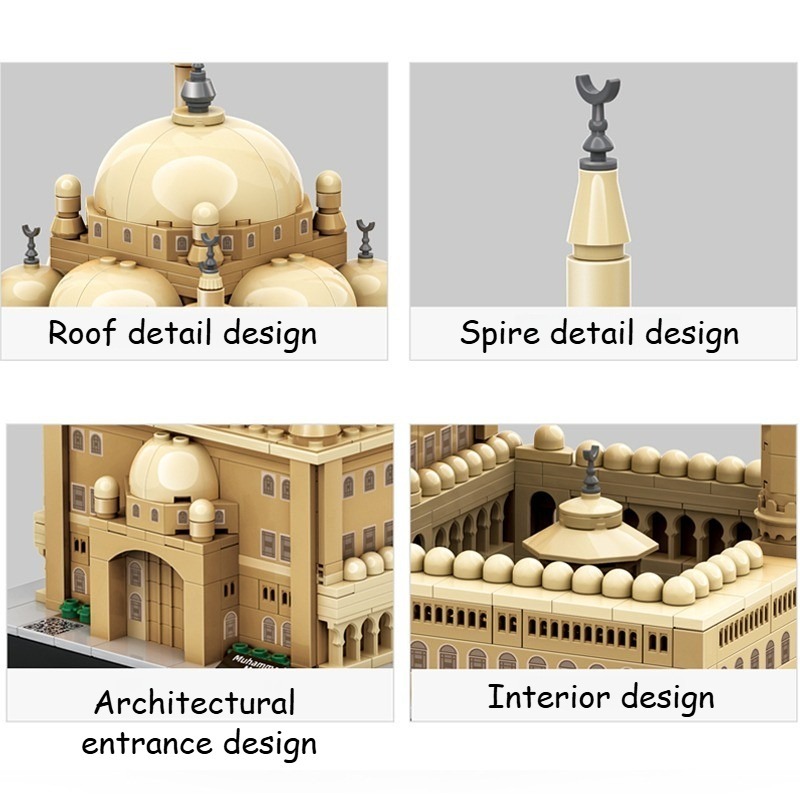 620PCS 이집트 무하마드 알리 모스크-카이로, 창의 - Kids Toys Egypt 리뷰 및 가격