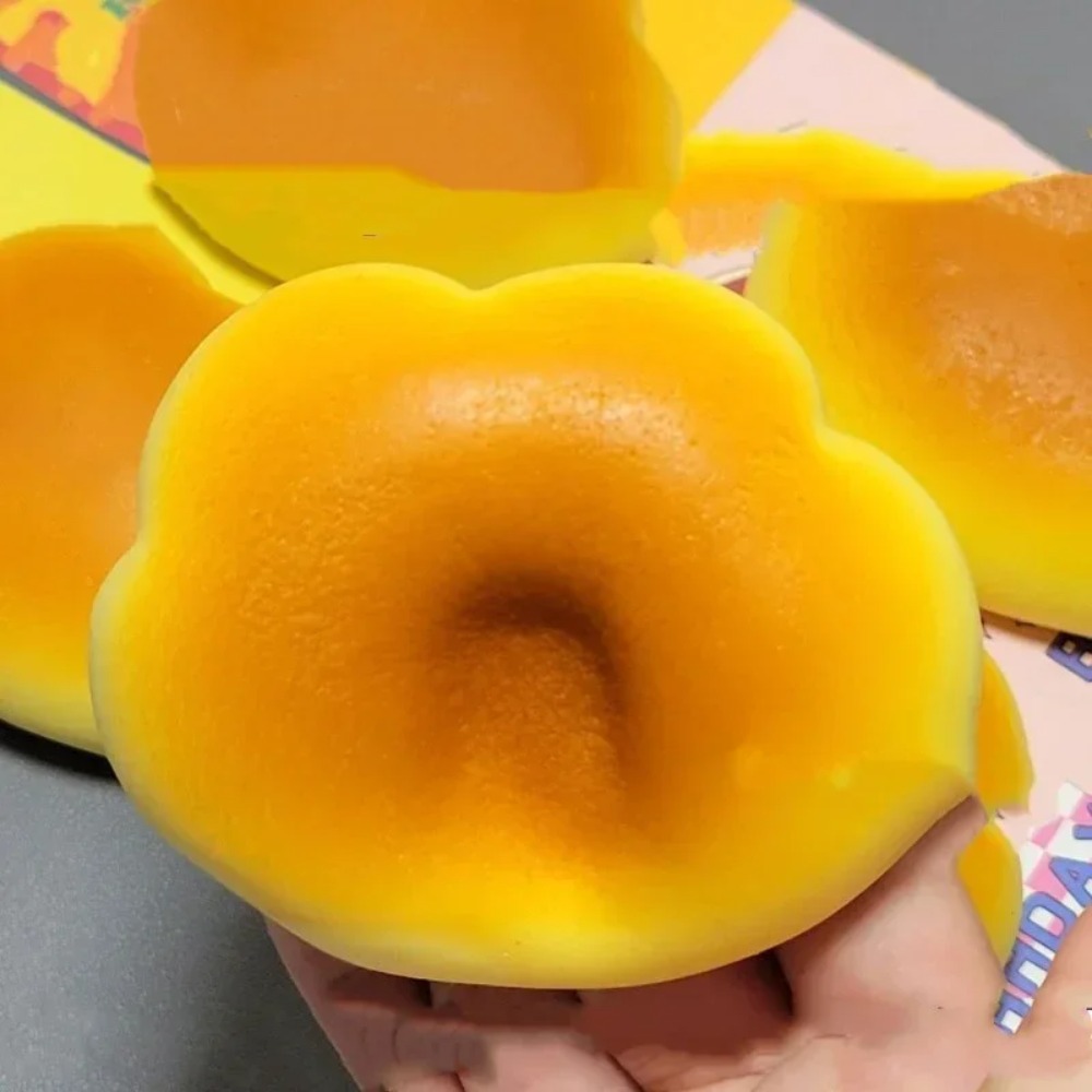 말랑말랑한 카라멜 색깔 구름빵 모양 스퀴즈 장난감 스트 - Kids' Toy 리뷰 및 가격