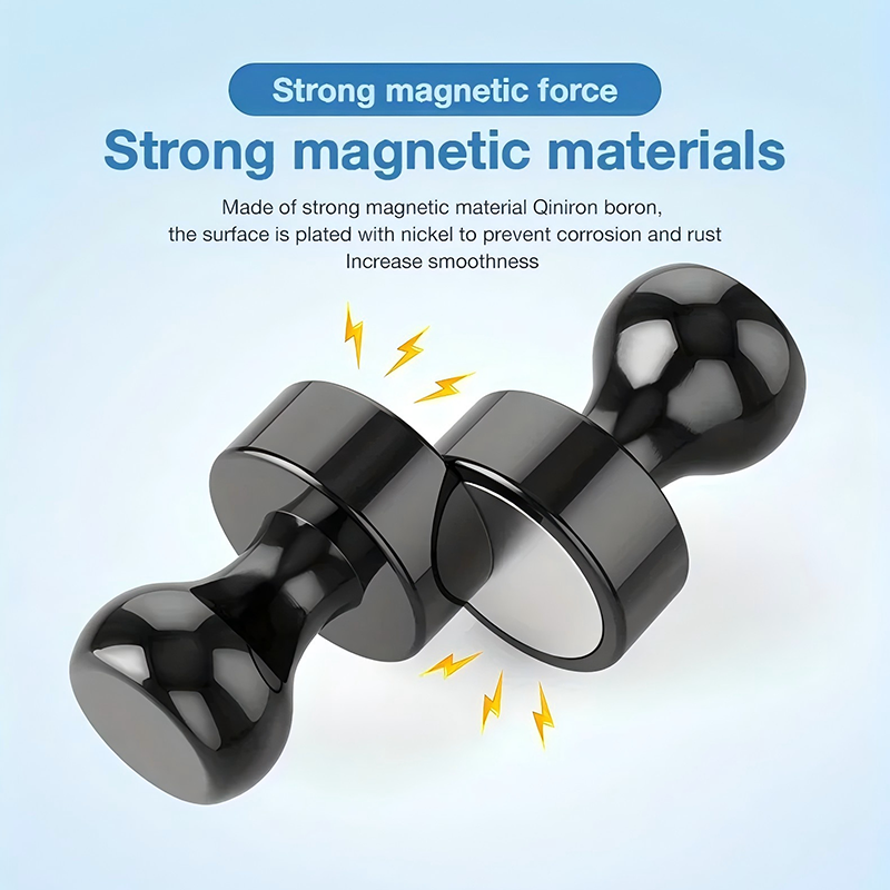 20개 블랙 헤비 듀티 강력 자석 푸시핀 강력한 자석  - Magnetic Drawing Board 리뷰 및 가격