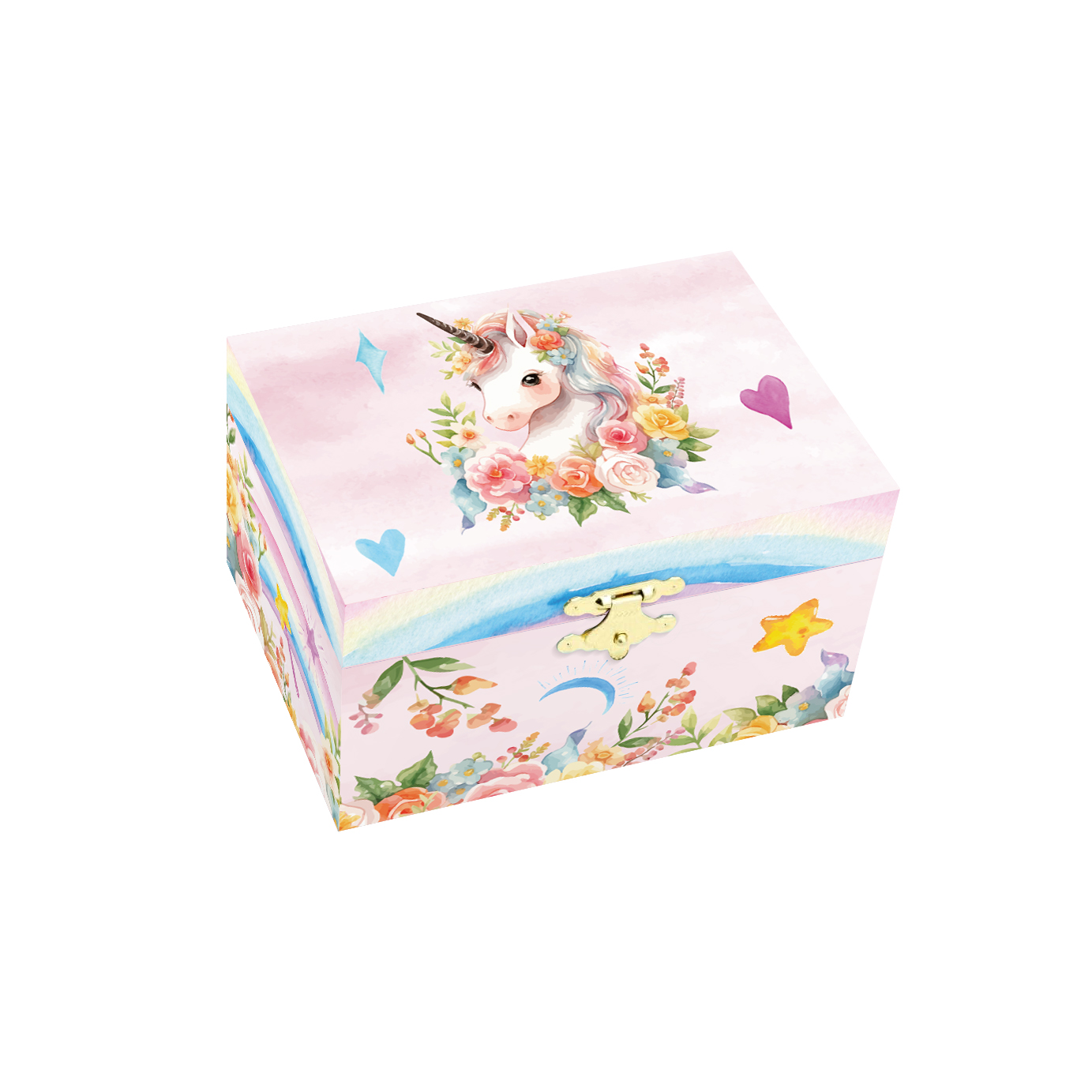 이제까지 밝은 7 인치 파란색 꽃 MDF 나무 보석 상 - Kids Toys Manufacturers 리뷰 및 가격