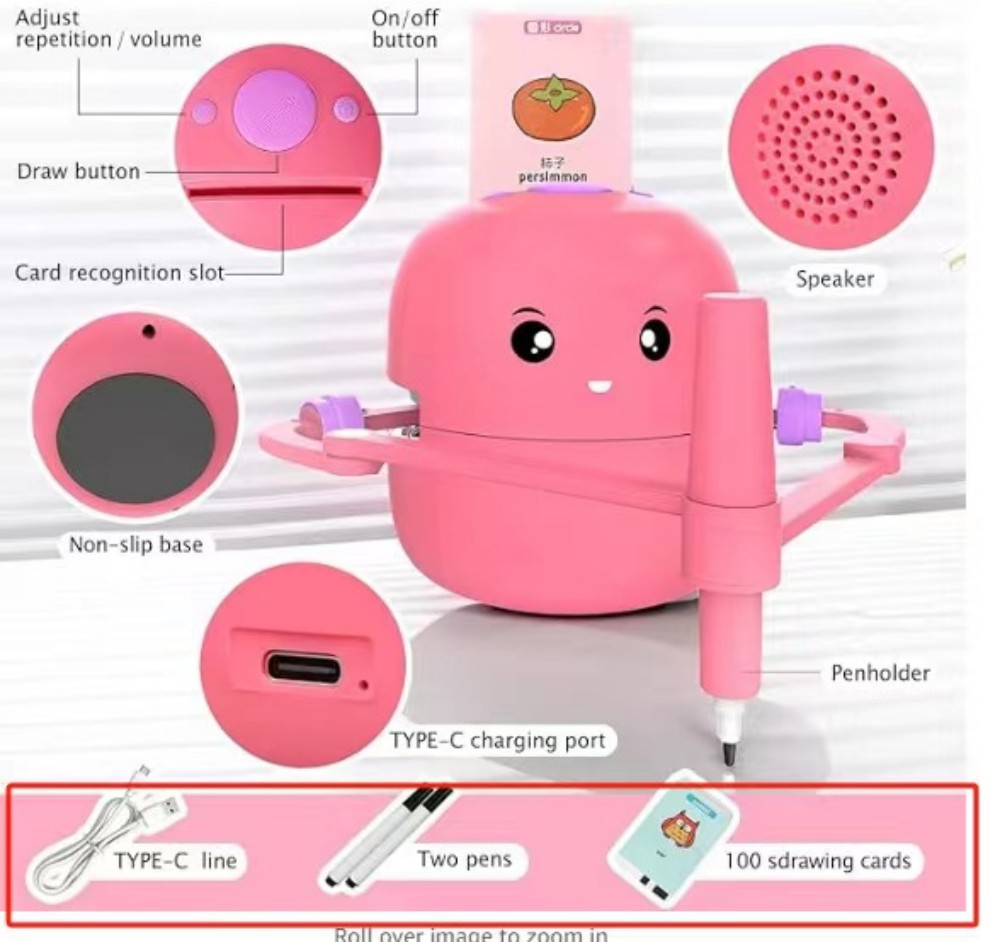 어린이를 위한 드로잉 로봇 대화형 교육용 드로잉 로봇  - Kids' Toy 리뷰 및 가격