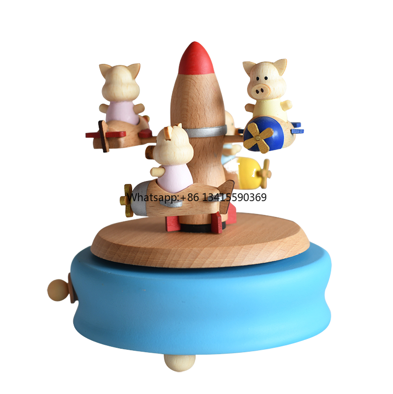다채로운 나무 동물 뮤직 박스 30 초 사운드 홈 장식 - Kids Toys Manufacturers 리뷰 및 가격
