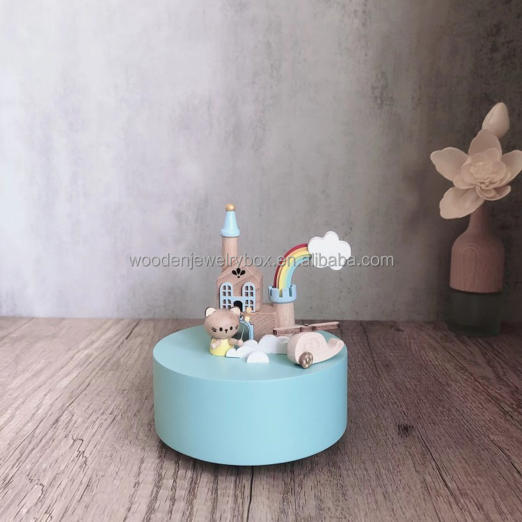 다채로운 나무 동물 뮤직 박스 30 초 사운드 홈 장식 - Kids Toys Manufacturers 리뷰 및 가격