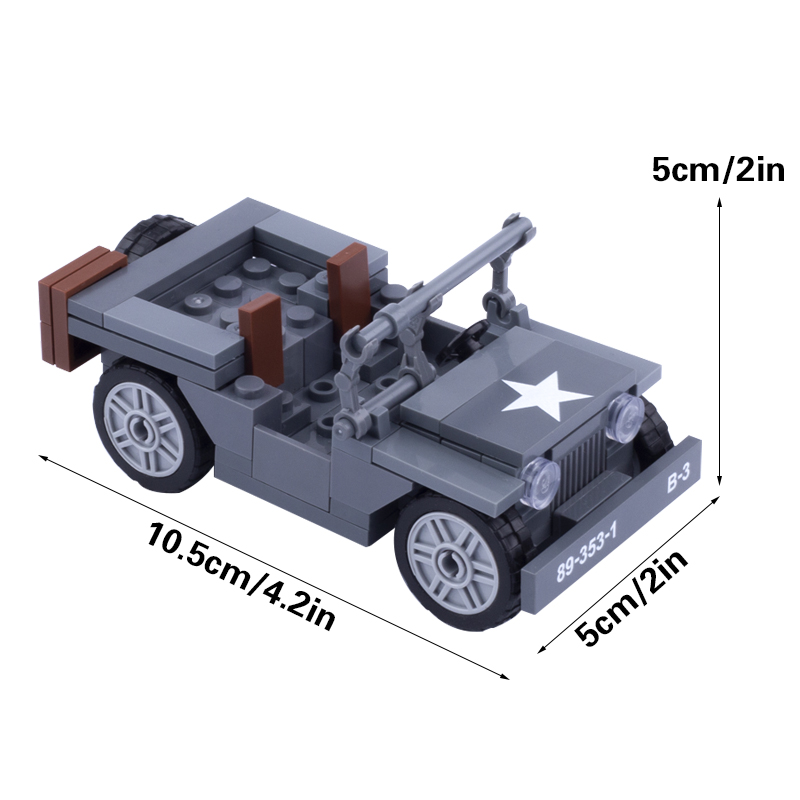 MOC WW2 군사 미국 인물 Willy Jeep 자동 - Kids Toys Jeep 리뷰 및 가격
