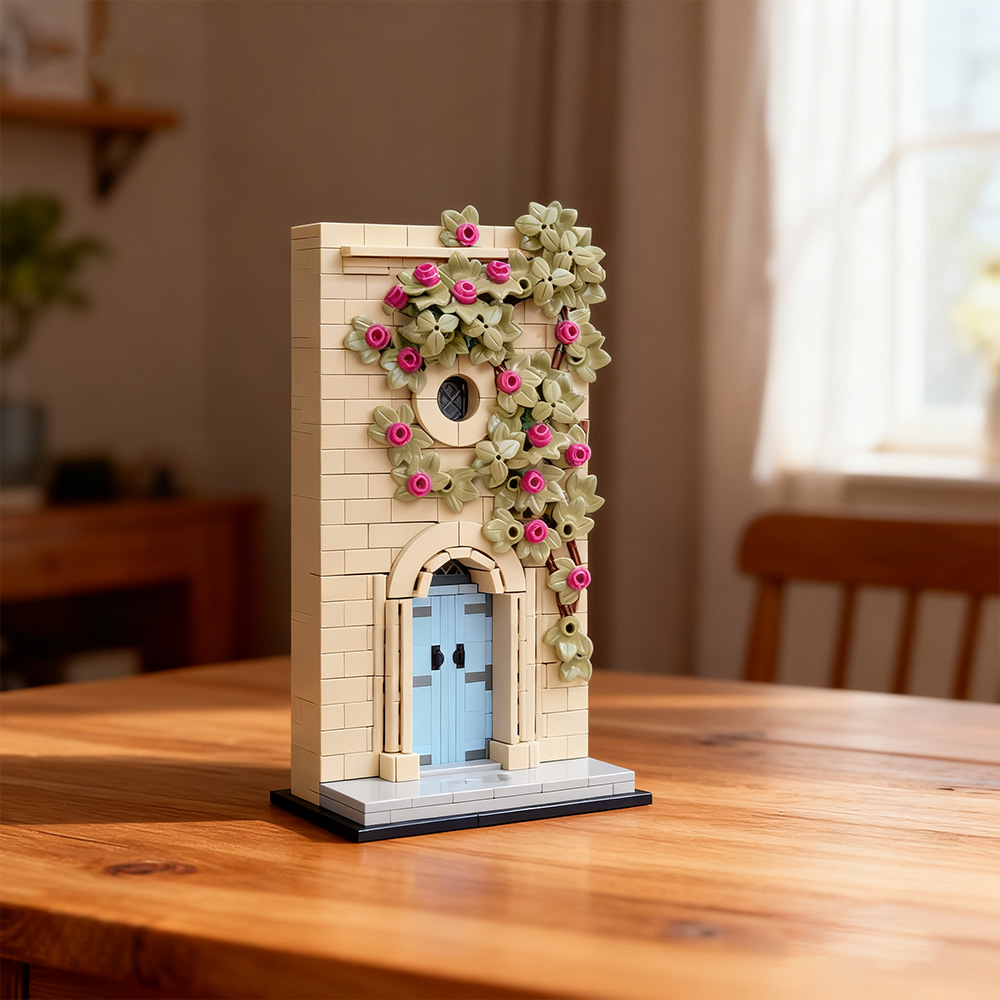 고브릭스 MOC 몰타 미디나 블루 도어 빌딩 블록 모델 - Kids Toys Malta 리뷰 및 가격