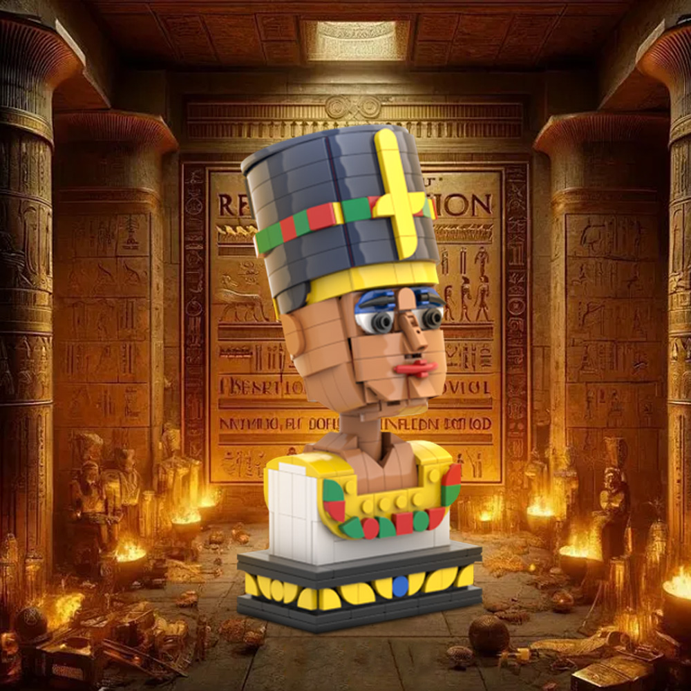 MOC Nefertiti 이집트 여왕 빌딩 블록 모델  - Kids Toys Egypt 리뷰 및 가격