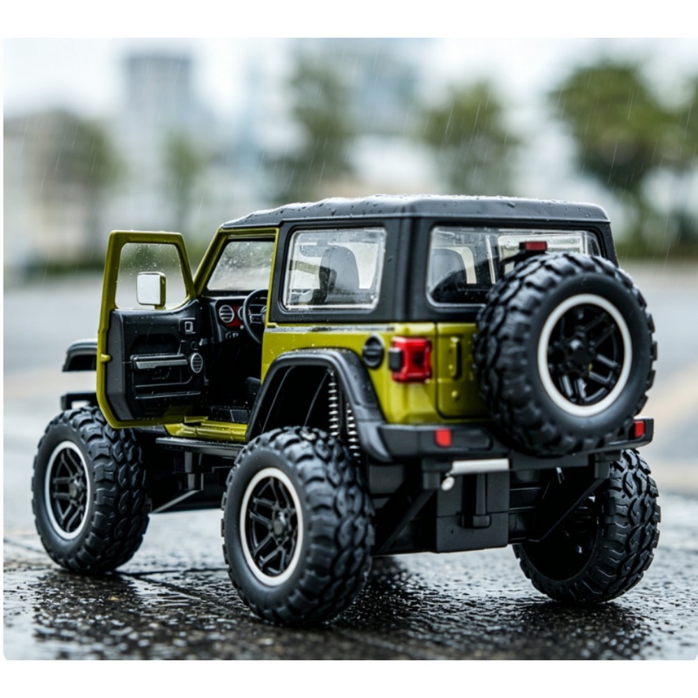 1:24 지프 빅 휠 오프로드 다이캐스트 모델, 후진  - Kids Toys Jeep 리뷰 및 가격