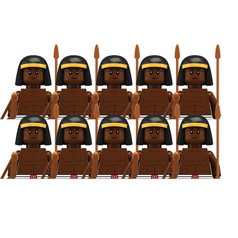 중세 고대 이집트 군인 누비아 부족 벽돌, 군사 조립, - Kids Toys Egypt 리뷰 및 가격